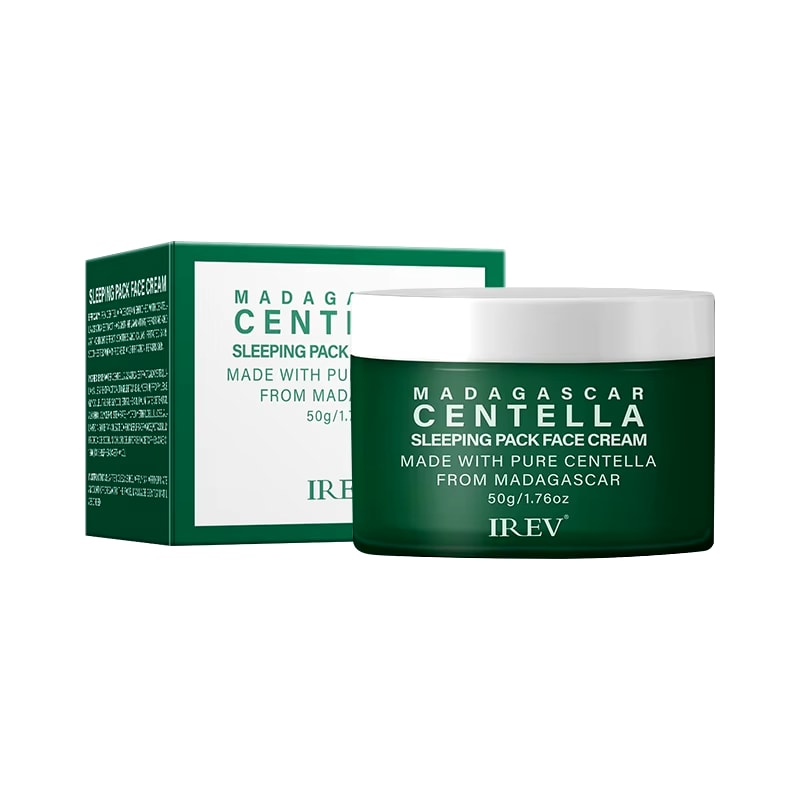 IREV Madagascar Centella Sleeping Pack, 50g - Overnight Hydration & Skin Repair with Pure Centella